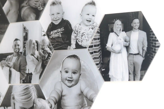Zeshoek met persoonlijke foto - 15×15