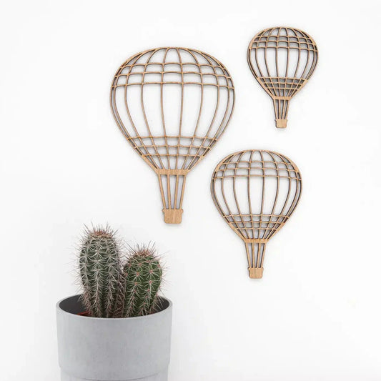 Luchtballonnen - 25x35, 19x26, 14x20 cm.