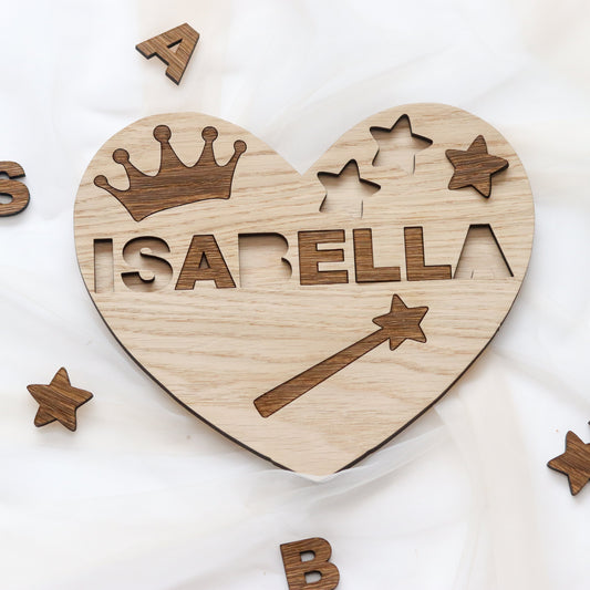 Puzzel - Persoonlijke tekst - Hart