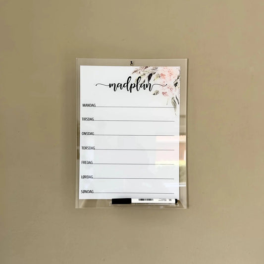 Weekmenu - Bloem - 24 x 33 cm