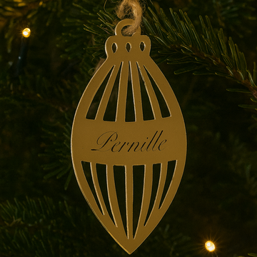 Kerstbal - Ovaal #1