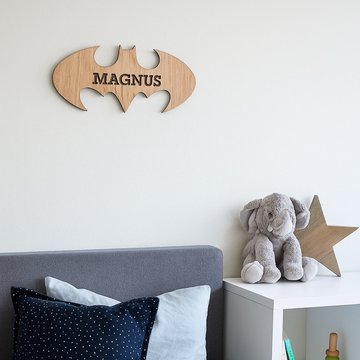 Naambordje - Batman - 24×11 cm