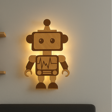 Kinderlamp – Robot – 31x49 cm