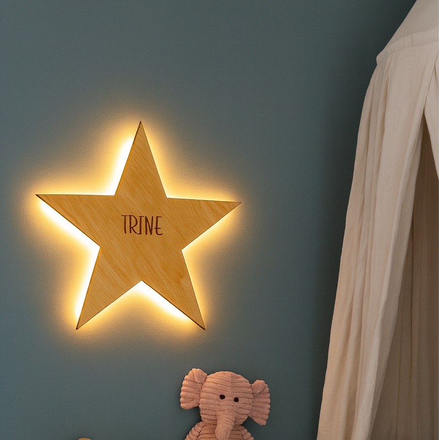 Kinderlamp – Ster – 38x36 cm