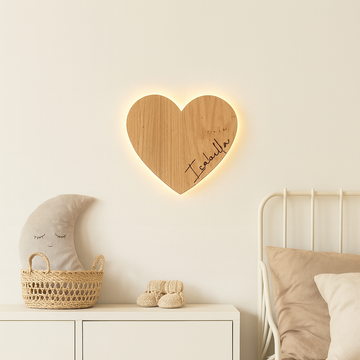 Kinderlamp – Hart – 27x24 cm
