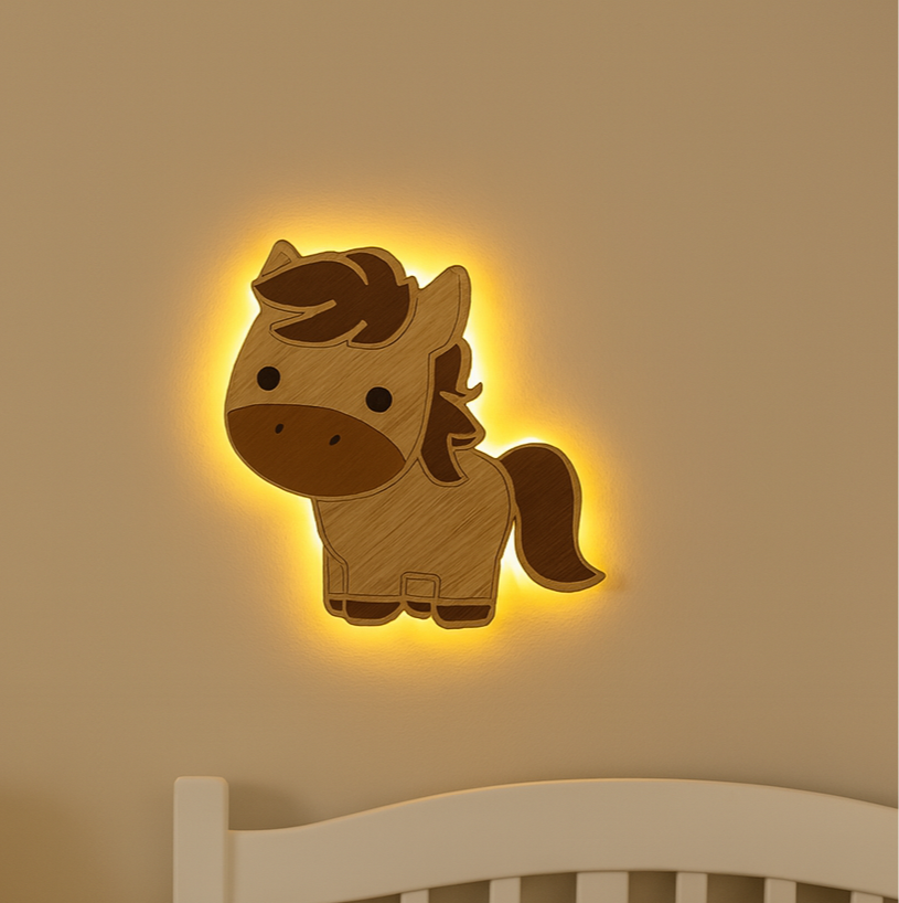 Kinderlamp – Paard – 30x29 cm