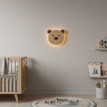 Kinderlamp – Beer – 25×21 cm