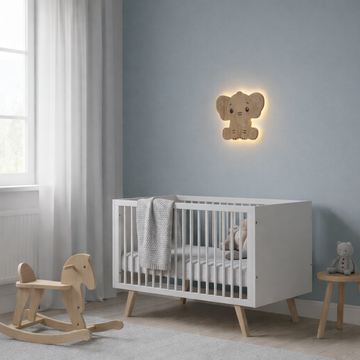 Kinderlamp – Olifant – 31×27 cm
