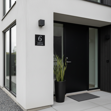 Naambord Huis – Eigen naam & Huisnummer