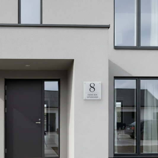 Naambord Huis – Eigen naam & Huisnummer