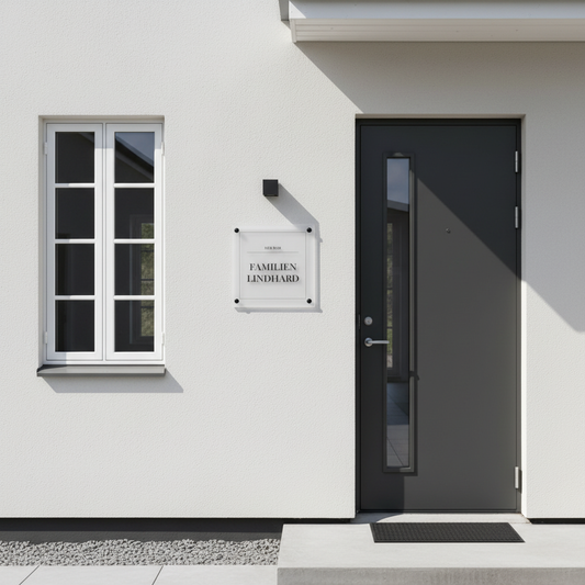 Naambord Huis - Eigen naam - Vierkant