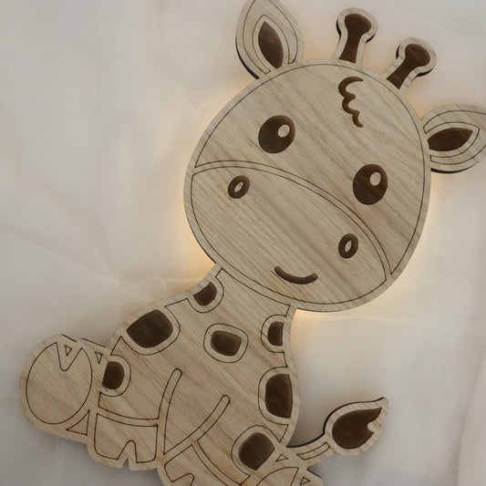 Kinderlamp – Giraf – 28×36 cm