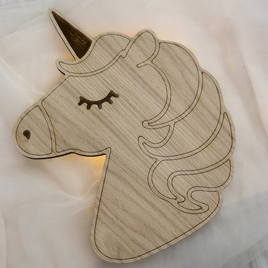 Kinderlamp – Eenhoorn – 28×34 cm