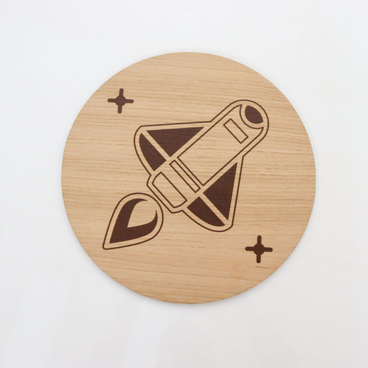 Kinderlamp – Raket #1 – Ø26 cm