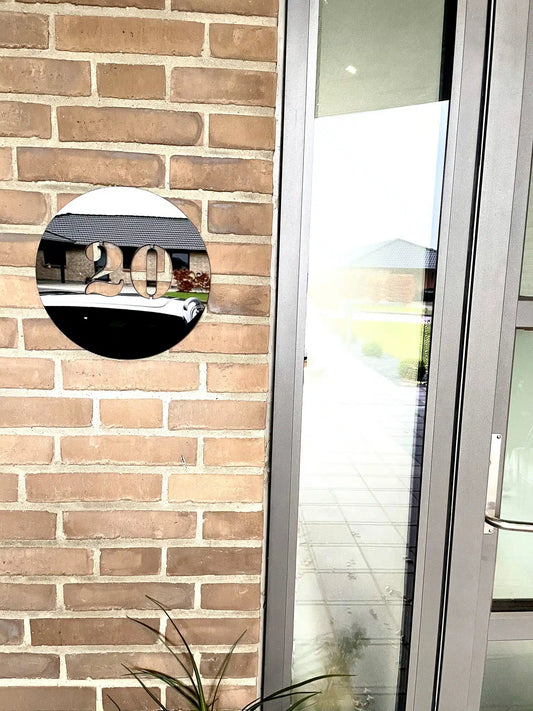 Huisnummer - Rond