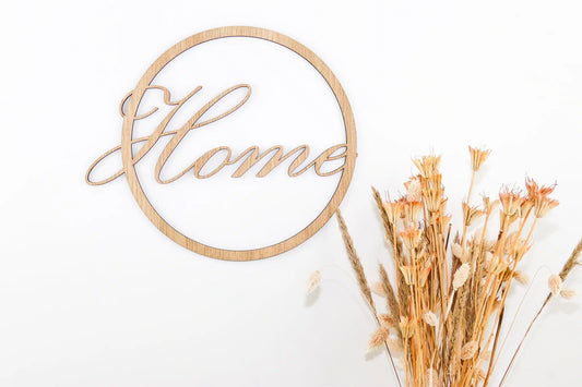 Wanddecoratie - Home - 38×33 cm