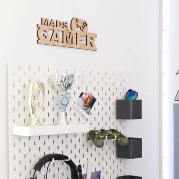 Naambordje - Gamer - 28×19 cm