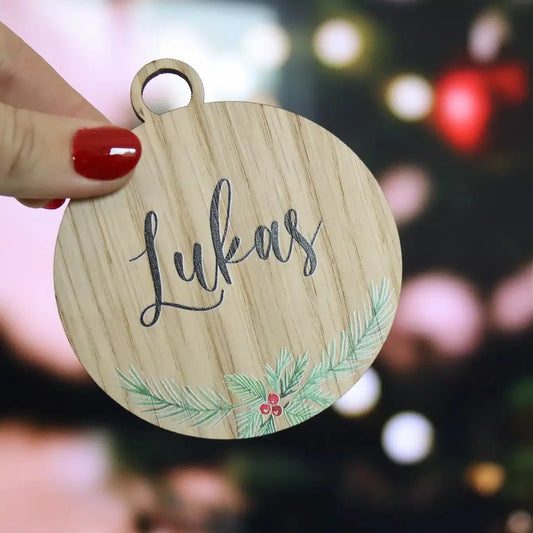 Kerstbal - Krans decoratie - Ø8 cm