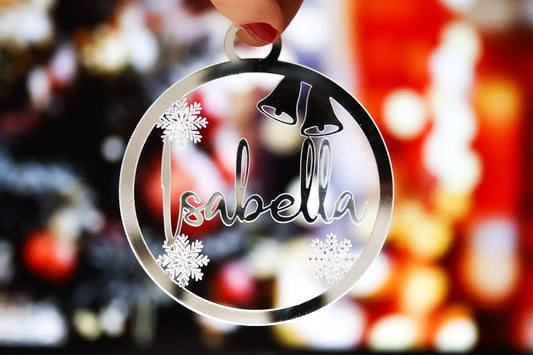 Kerstbal - Klokken - Ø8 cm