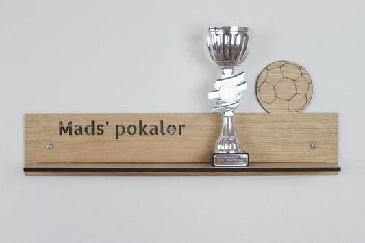 Wandplank - Voetbal - 50x20x8 cm
