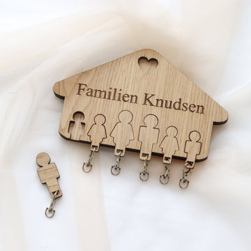 Sleutelhuisje - familienaam - Diverse formaten