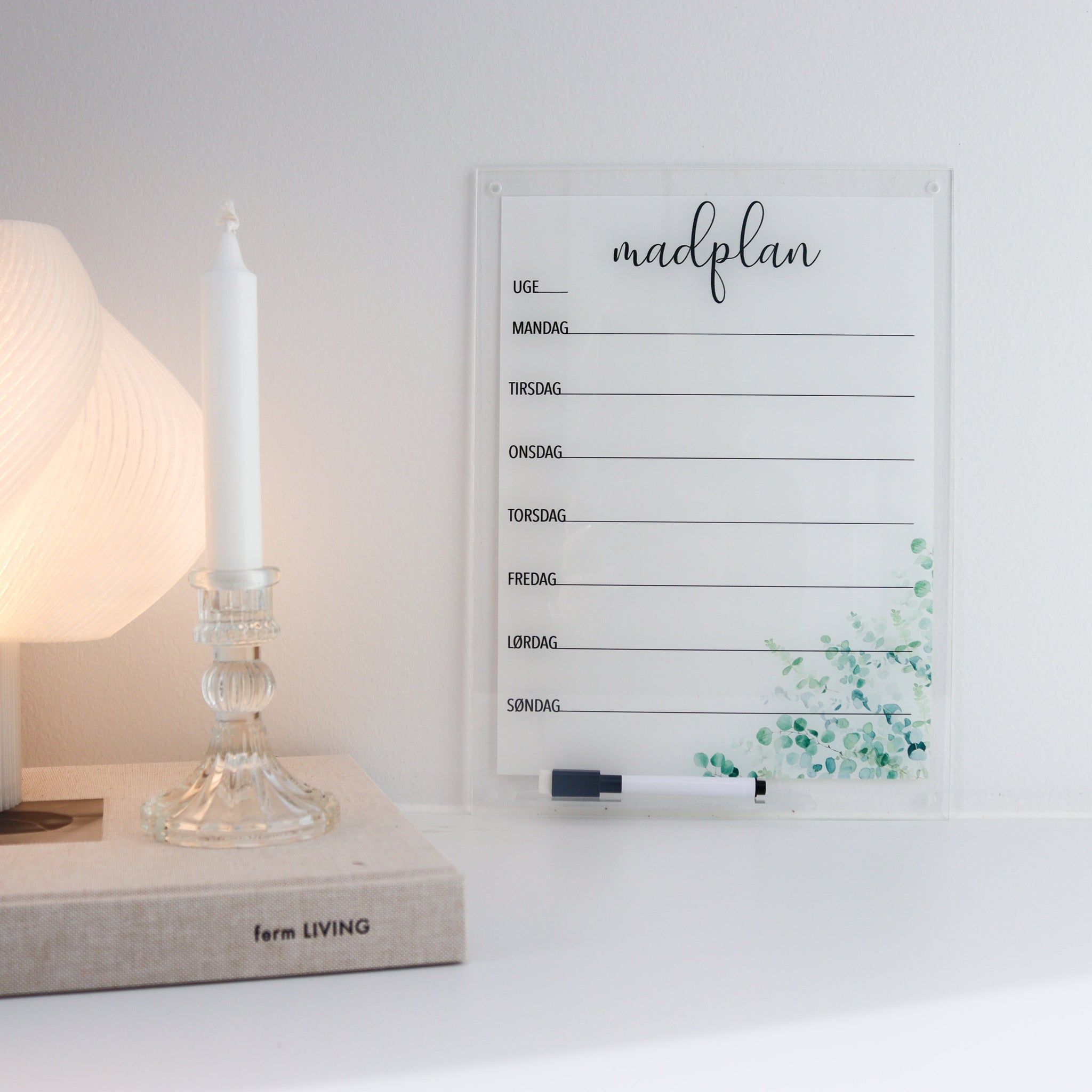 Weekmenu -  Eucalyptus - 24×33 cm
