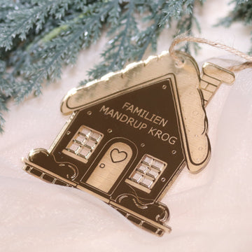 Kerstbal - Peperkoeken huisje