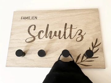 Kapstok - Familienaam - 30x20 cm