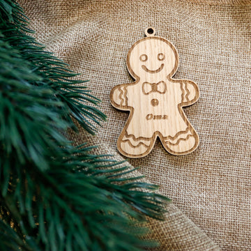 Kerstbal - Peperkoeken mannetje