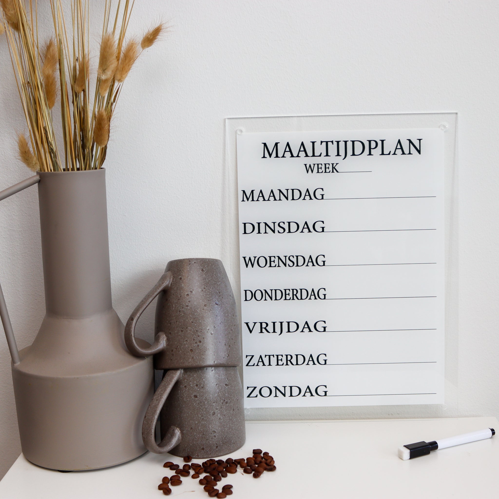 Weekmenu - 24,5×33 cm