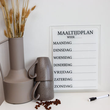 Weekmenu - 24,5×33 cm