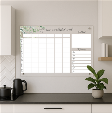 A new wonderful week - Kalender - Eucalyptus - 60x40 cm