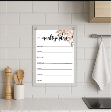 Weekmenu – Bloem – 24×33 cm