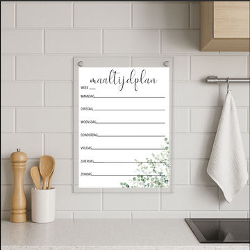 Weekmenu – Eucalyptus – 24×33 cm