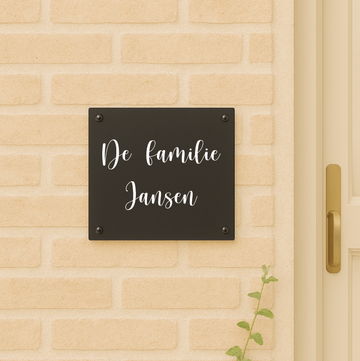 Naambord Huis - Eigen naam