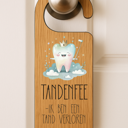 Deurhanger tandenfee - 21x8 cm.