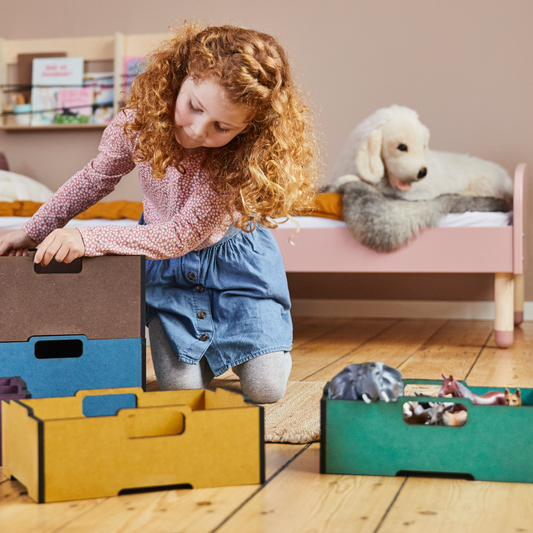 Stapelbare opbergbox