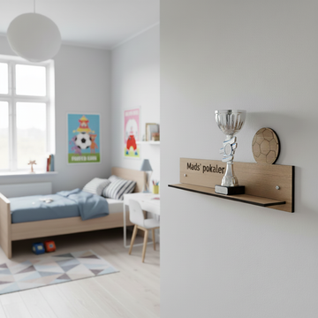 Wandplank - Voetbal - 50x20x8 cm
