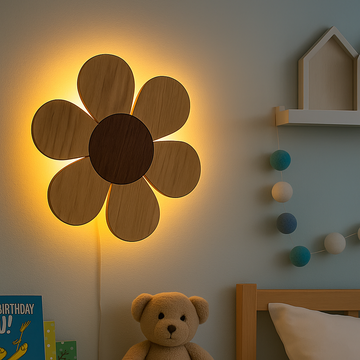 Kinderlamp – Bloem – 35×39 cm