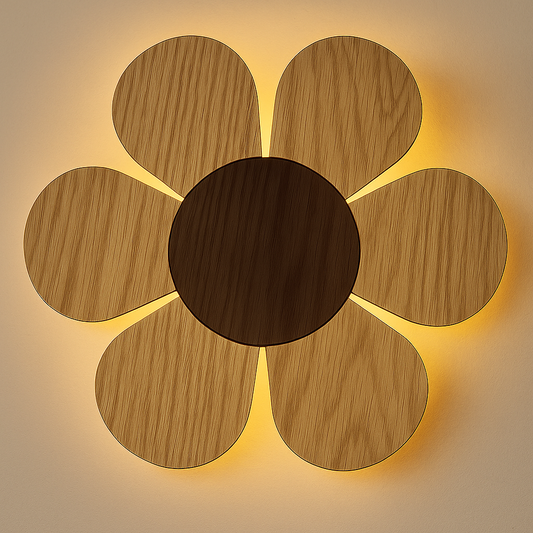 Kinderlamp – Bloem – 35×39 cm