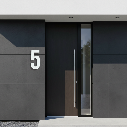 Huisnummer - Bebas Neue