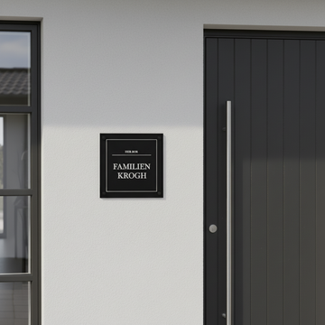 Naambord Huis - Eigen naam - Vierkant