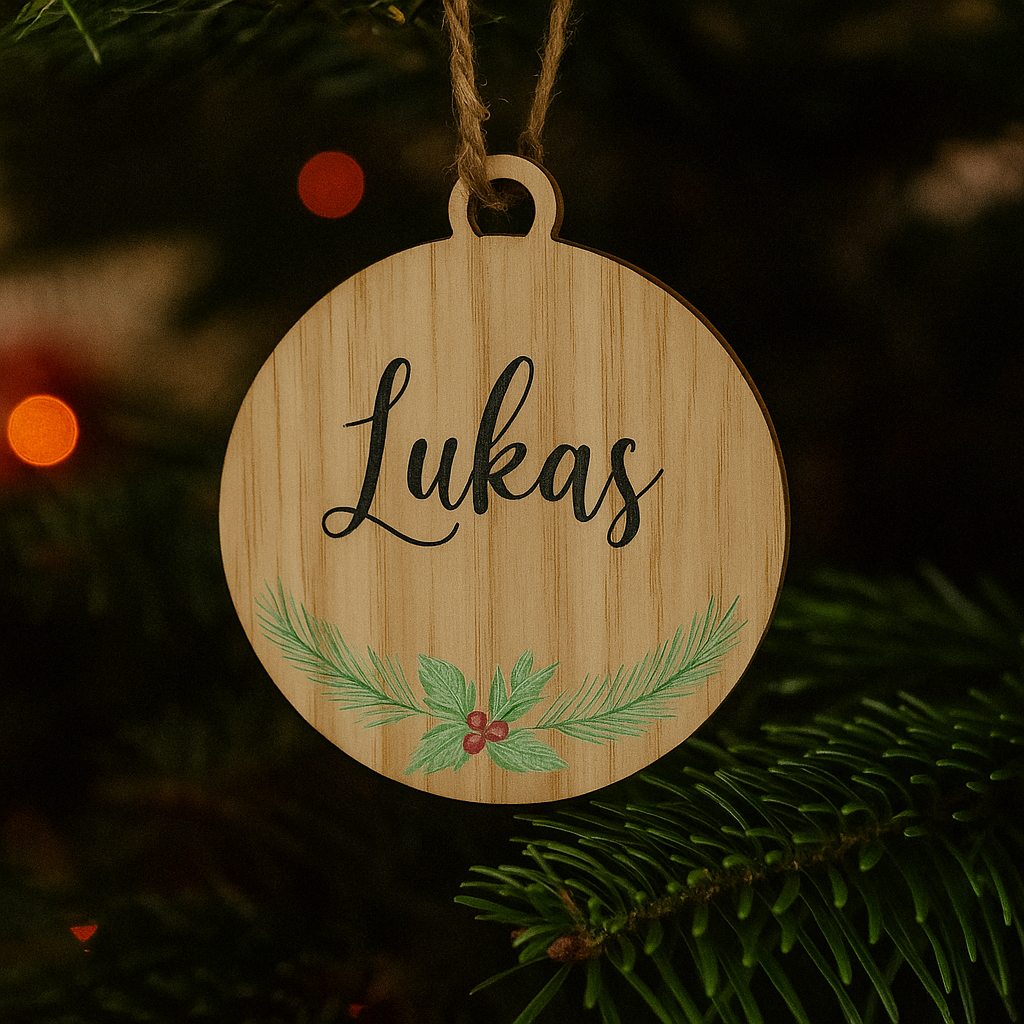 Kerstbal - Krans decoratie - Ø8 cm