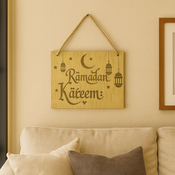 Decoratiebord "Ramadan Kareem".