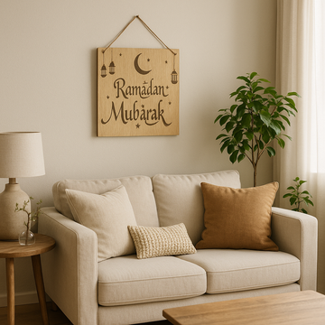 Decoratiebord "Ramadan Mubarak"