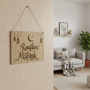 Decoratiebord "Ramadan Mubarak"