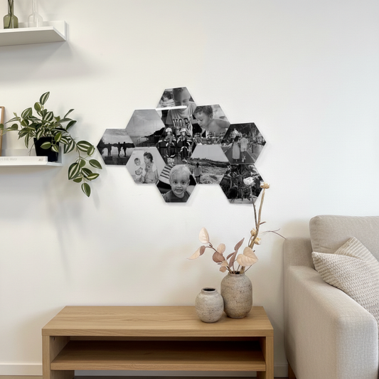 Zeshoek met persoonlijke foto - 15×15