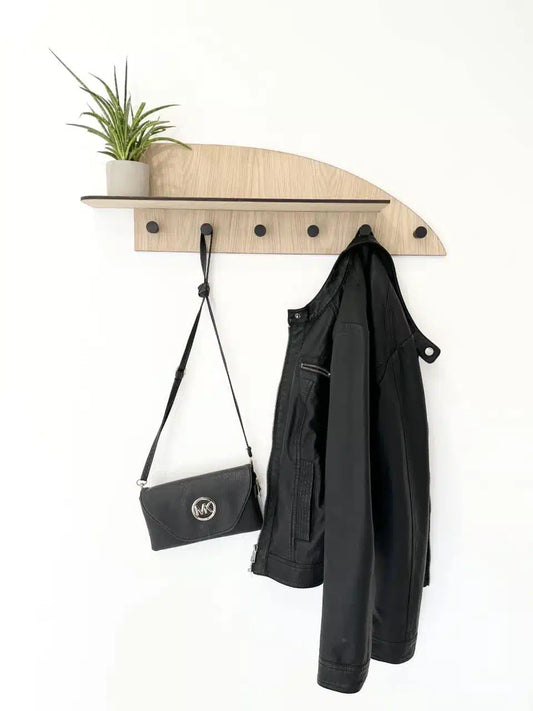 Kapstok - 6 haken - 60x20 cm