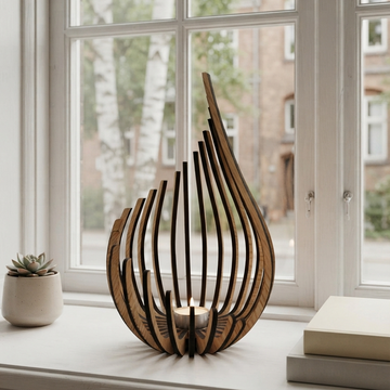 Waxinelichthouder – Spiraal