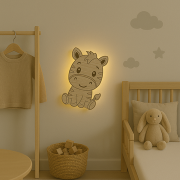 Kinderlamp – Zebra – 20×29 cm